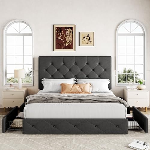 Allewie Full Size Storage Bed Frame - Image 3