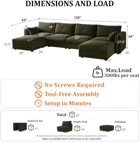 Cloud Modular Sectional Sofa Couch - Image 2