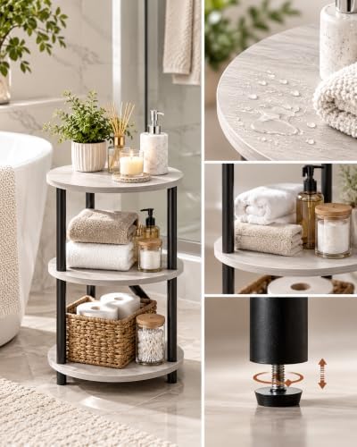 XBurmo Round Coffee Table for Living Room - Image 3