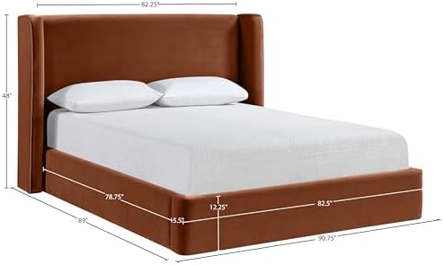 Meridian Furniture B1283Cognac-K Kendall Collection Modern | Contemporary King - Image 2