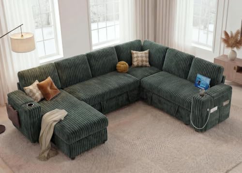 WEUP 111" Modular Sectional Sleeper Sofa - Image 2