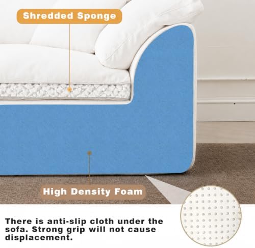 110" Boneless Cloud Couch Sectional - Image 6