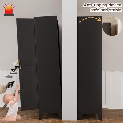 PAOFIN 75" Metal Kitchen Pantry Cabinet, Storage Cabinet - Image 6