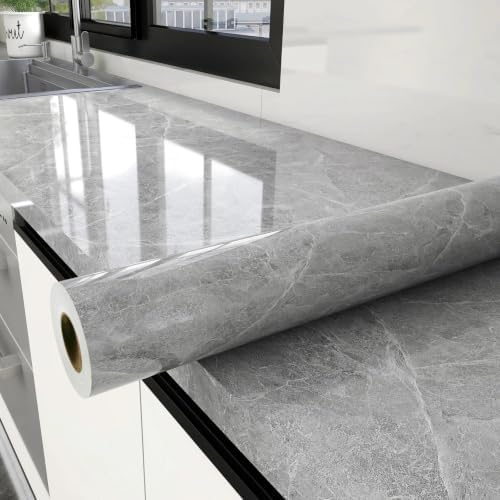 Granite Gray Marble Contact Paper by YUN-aeonPeelandStickWall