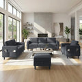 ijuicy 3PCS Sectional Sofa Set, Modern 6 Seater Couch Set by ijuicy