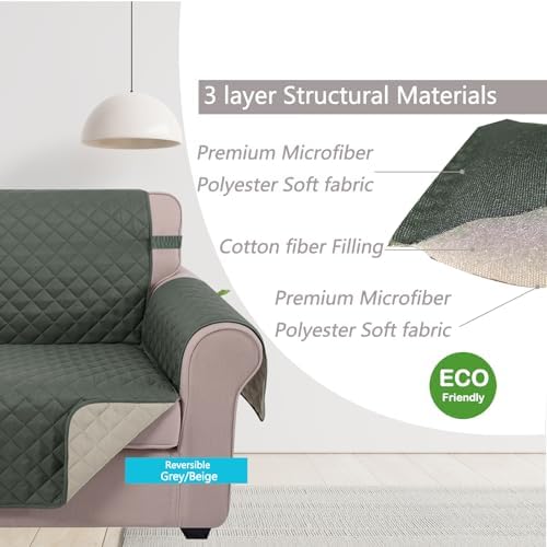 U-NICE HOME Reversible Recliner Chair Covers - Image 4