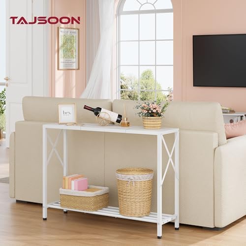 Tajsoon Console Table 41.8", 2 Tier Narrow Entryway Table - Image 2
