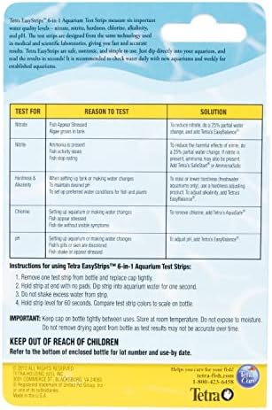 Tetra EasyStrips 6-in-1 Aquarium Test Strips, 400 Pack - Image 2