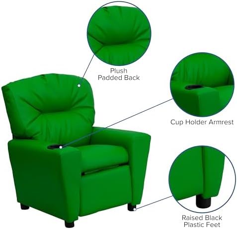 Flash Furniture Chandler Vinyl Kids Recliner - Image 6