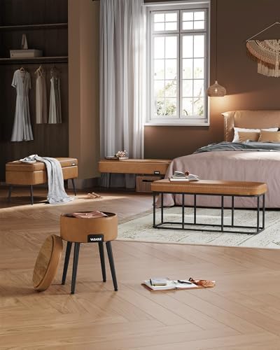 VASAGLE Storage Ottoman Bench for Entryway, PU Leather, Loads 660 lb - Image 2