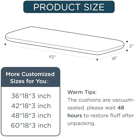 Codi Outdoor Bench Cushion for Patio Furniture - Image 2