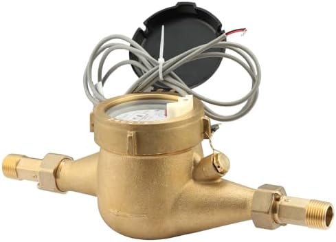 DN15 Water Meter 1/2" NPT, AWWA 708 Certification Gallon Water Flow Meter by Watflow
