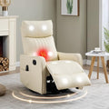 Manual Swivel Rocker Recliner Chair by EZZUP