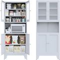 69" Tall Metal Pantry Cabinet by XIUSVON