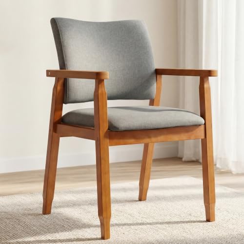 GOTMINSI Mid-Century Modern Linen Dining Chair by GOTMINSI