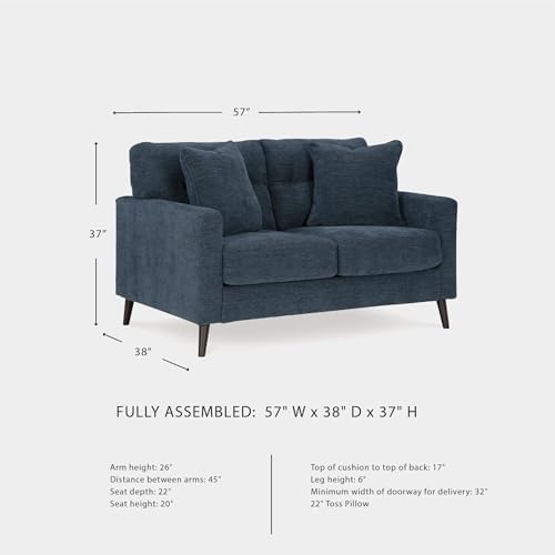 Signature Design by Ashley Loveseat Sofa, No Assembly - Image 3