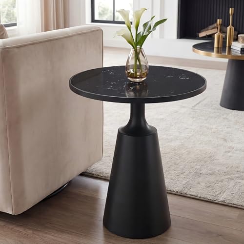 Merax 20" Modern Round Iron Side Table by Merax