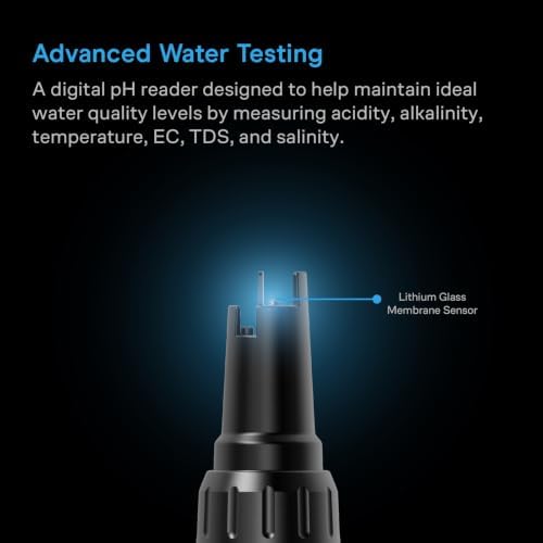 AC Infinity Hydroponic Meter PRO Kit, High Precision IP67 Digital pH Pen - Image 2