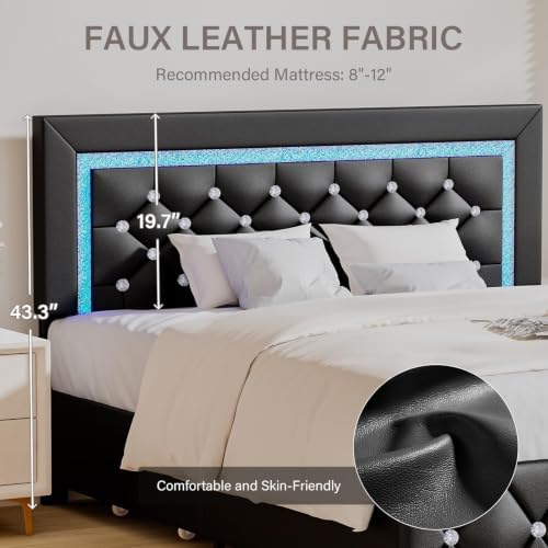 BarnFurin Twin Size Upholstered Bed Frame - Image 4