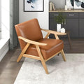 Lexicon Faux Leather Accent Chair by Lexicon
