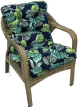 Wicker Chair Cushions for Outdoor Furniture, Floral Outdoor Chair Cushion by Eoieov