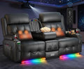Home Theater Seating, Power Loveseat Recliner Sofa by TiooiiReclinerSofa