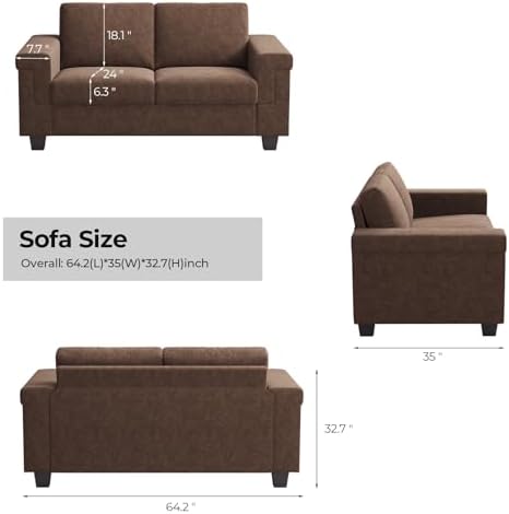 COPIAE 2 Seater Sofa Couch - Image 2