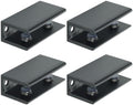 Alise Glass Shelf Brackets Black, Holders by Alise