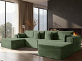 138" Cloud Sectional Couch, Comfort U Shaped Boneless Couch by VYUXWO