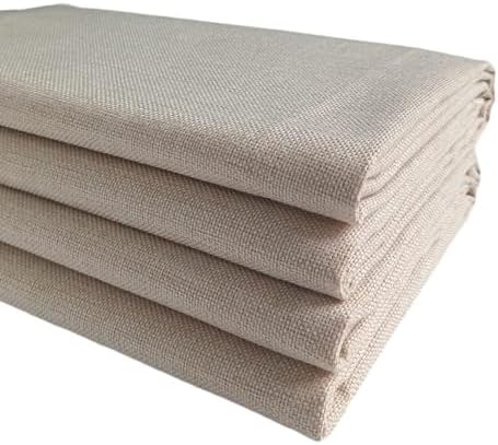 TinaKim Canvas Upholstery Fabric, Faux Linen Type Cloth Material, by TinaKim