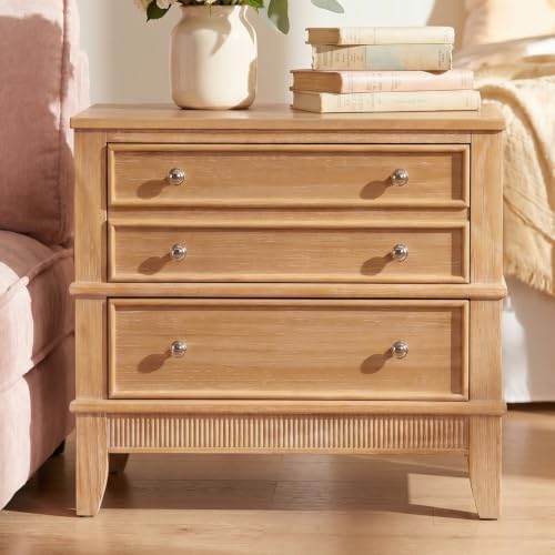 LUMISOL Solid Wood Nightstand - Image 3