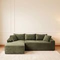 95" L-Shaped Left Facing Cloud Sectional Couch by ERYE