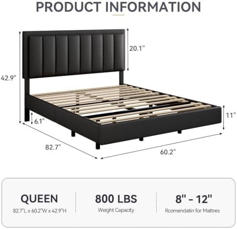 IMMERSTABLE Queen Size Floating Bed Frame - Image 2