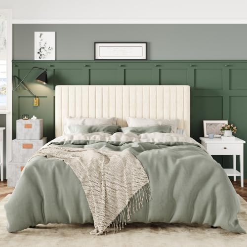 Allewie Queen Bed Frame, Upholstered Platform Bed - Image 3