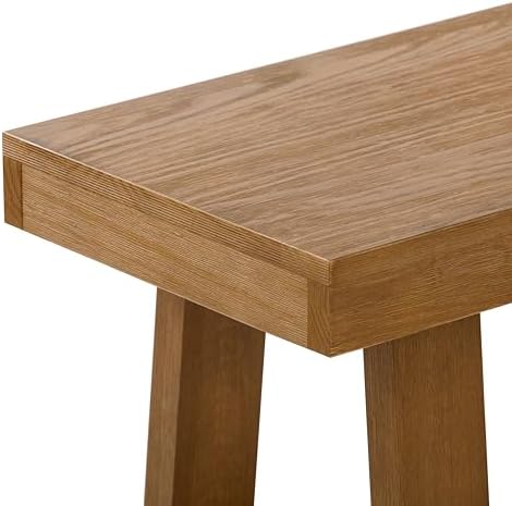 Plank+Beam Classic Dining Bench, 60 Inch, Pecan Wirebrush - Image 5