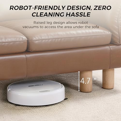 CHITA 127" Genuine Leather Sofa, Large Sectional Couches, 4 Seater - Image 6