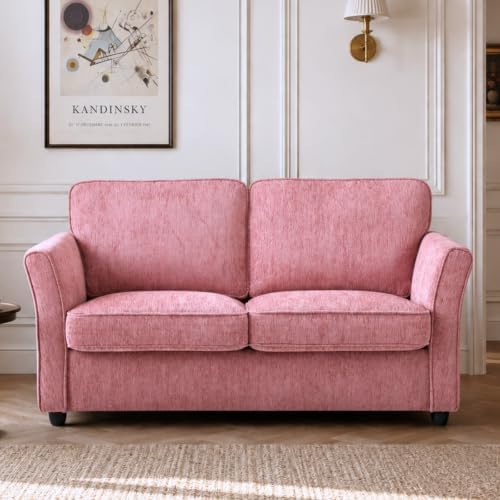 Karl home 67" Loveseat Sofa Chenille Fabric by Karlhome