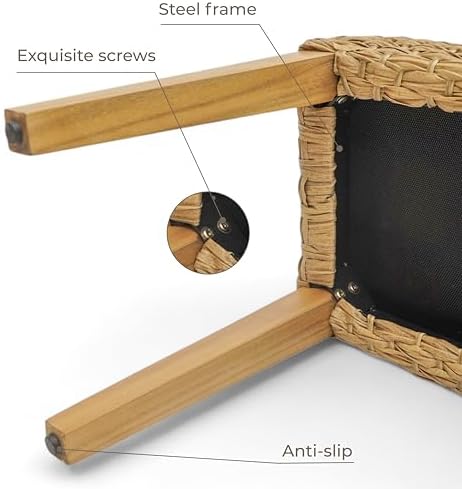Outdoor Rattan Backless Bench - Image 3