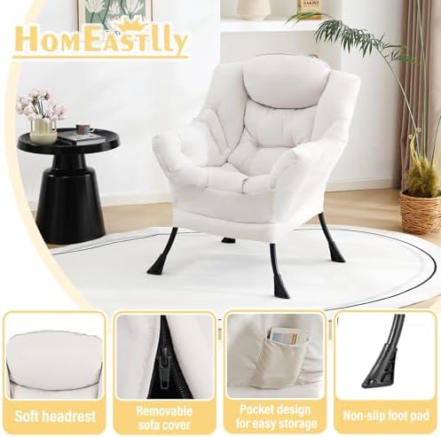 Lazy Chair, Comfy Reading Accent Chair - Image 6