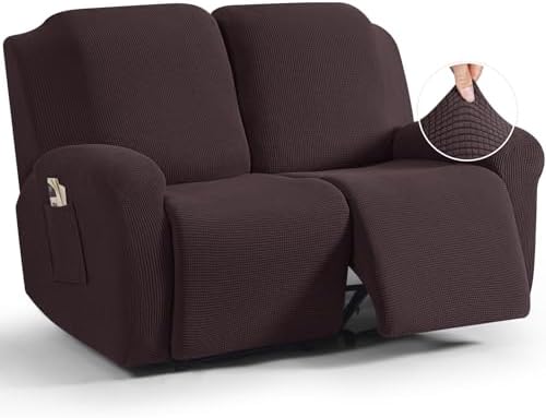 TAOCOCO Stretch Loveseat Recliner Covers 6 Piece by TAOCOCO