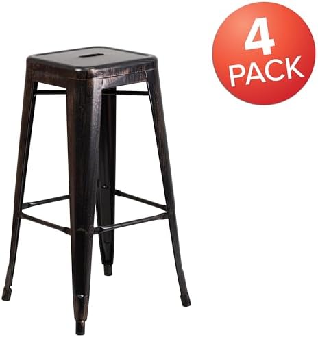 Flash Furniture 30 in Metal Barstool - Image 4