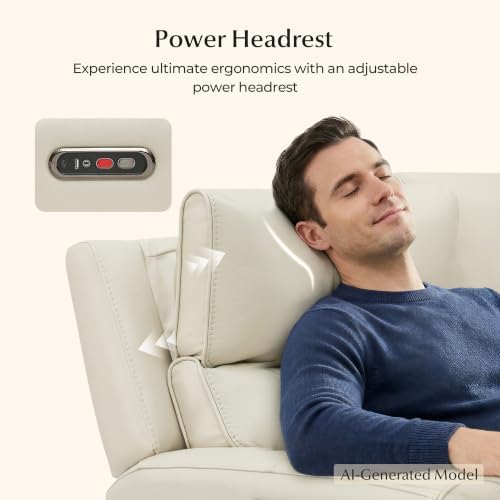 CHITA Genuine Leather Power Reclining Sofa, Recliner - Image 6