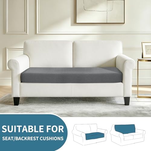 XINEAGE 1 Piece Stretch Couch Cushion Covers Individual Sofa Slipcovers - Image 2