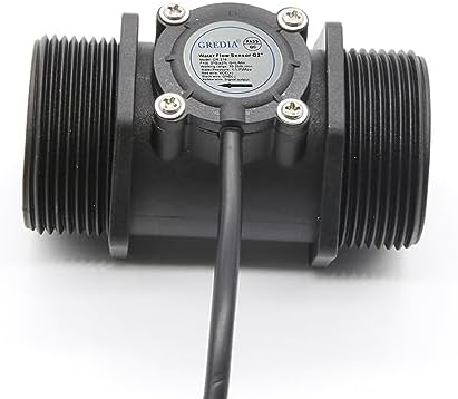 2" Water Flow Sensor Food-Grade Switch Hall Effect Flowmeter Fluid Meter by Unknown