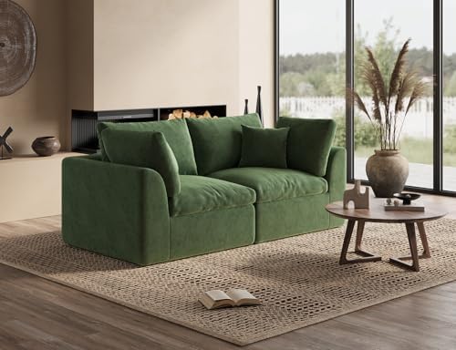 ohllob 78.9" Loveseat Sofa, Cloud Boneless Couches - Image 6