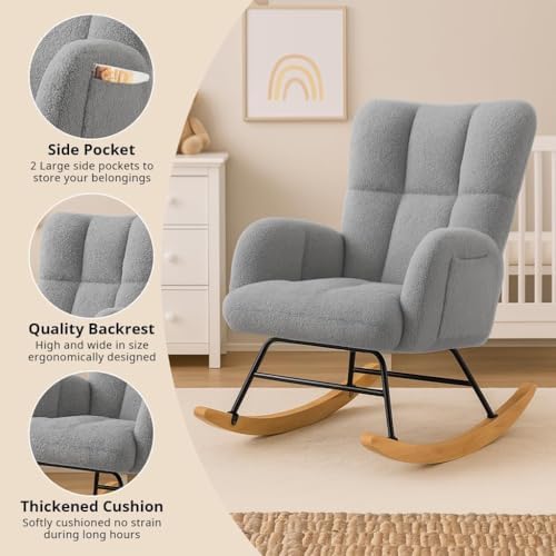 COMHOMA Nursery Rocking Chair - Image 6
