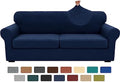 XINEAGE 3-Piece Stretch Sofa Cover, Washable Couch Covers by XINEAGE