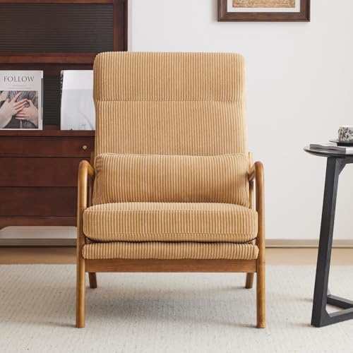 Karl home Accent Chair High Back Mid-Century Modern - Image 4