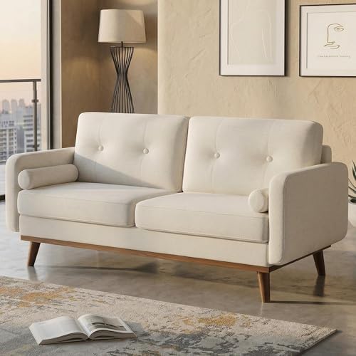 IDEALHOUSE 65" Mid Century Modern Couch Sofa Loveseat by IDEALHOUSE
