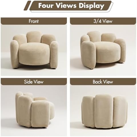 Hyfirm Camel Khaki Accent Chairs Set of 2 - Image 4